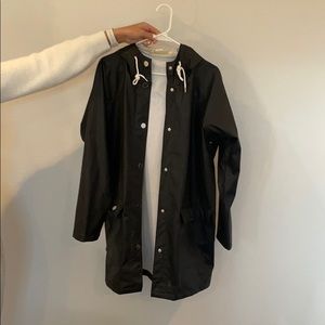 Black Rain Coat
